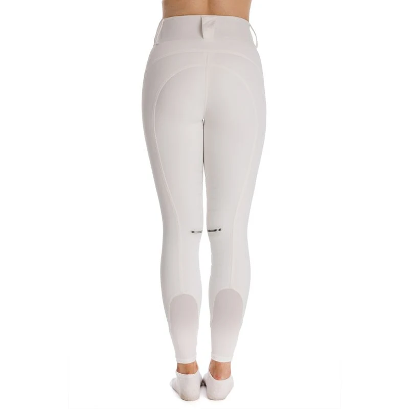 Horseware Women's Hybrid Meryl Pull-Up Breeches - White 2 Horseware Women's Hybrid Meryl Pull-Up Breeches - White - Image 2
