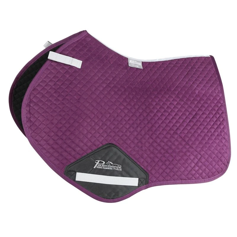 Shires ARMA Performance Jump Saddle Pad - Plum 1 Shires ARMA Performance Jump Saddle Pad - Plum