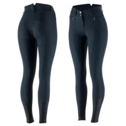 Horze Women's Angelina Full Seat Breeches - Dark Navy