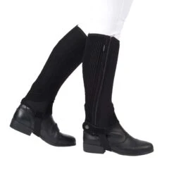 Dublin Easy-Care Mesh Half Chaps II - Black