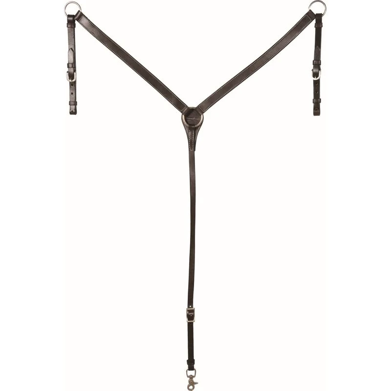 Western Rawhide Country Legend Basic Breastcollar - Dark Brown 1 Western Rawhide Country Legend Basic Breastcollar - Dark Brown