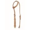 Western Rawhide Jim Taylor Performance Floral Scallop One Ear Headstall - Golden Tan -Ovation Sale Shop 360574 800 800