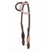 Western Rawhide Country Legend Rough Out And Buckstitch Two Ear Headstall - Pink -Ovation Sale Shop 360756 800 800