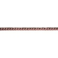 Western Rawhide 1" Braided Poly Knotted Roping Reins - Brown/Pink