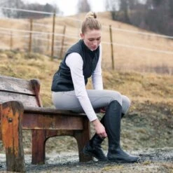 Horze Women's Juliet HyPer Flex Knee Patch Tights - Steel Grey 7 Horze Women's Juliet HyPer Flex Knee Patch Tights - Steel Grey -Ovation Sale Shop 361567 800 800