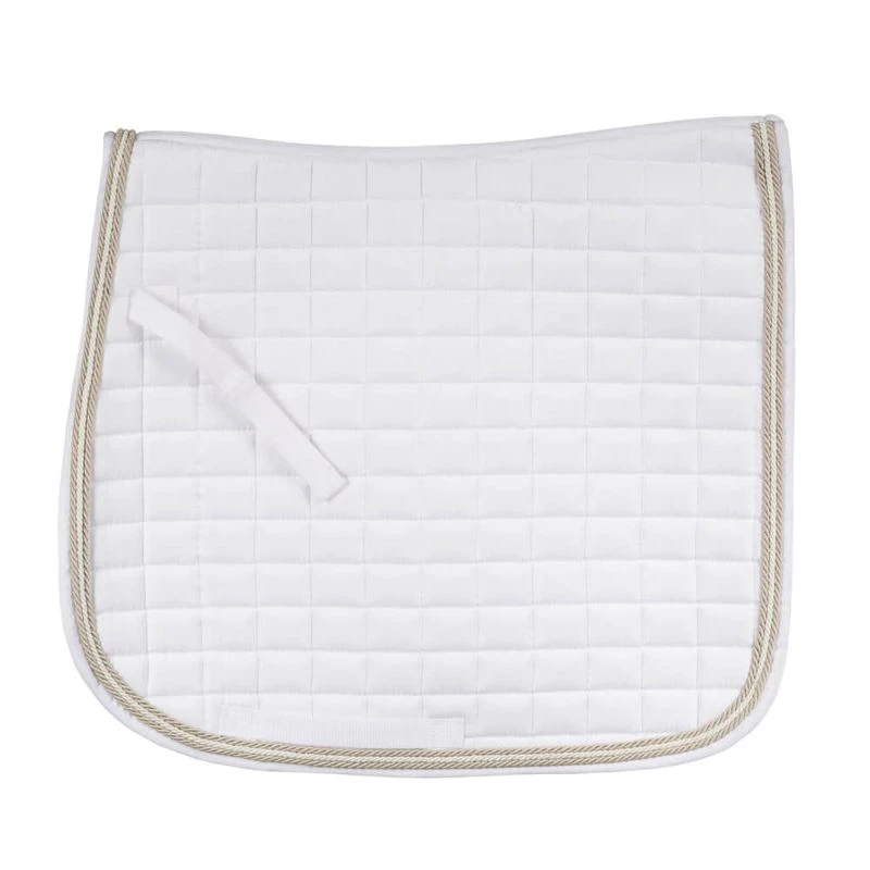 Horze Windsor Dressage Saddle Pad - White 1 Horze Windsor Dressage Saddle Pad - White