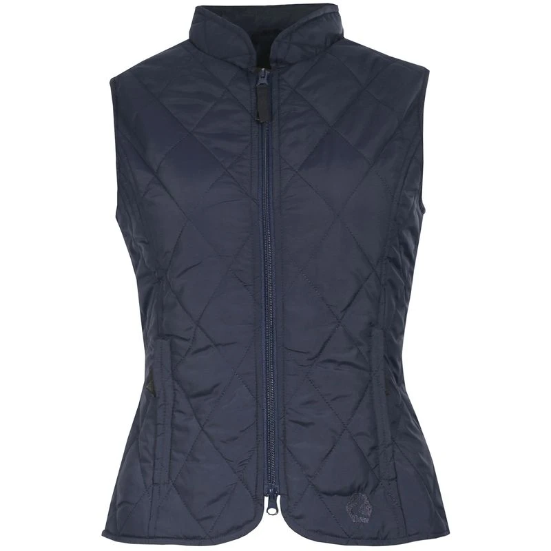 Horze Women's Classic Quilted Vest - Peacoat Dark Blue 1 Horze Women's Classic Quilted Vest - Peacoat Dark Blue