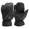 Horze Three Finger Quilted Mittens - Black -Ovation Sale Shop 388198 800 800