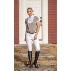 Ovation Women's Elegance Short Sleeve Show Shirt - Grey -Ovation Sale Shop 393883 800 800