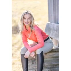 Ovation Women's Thesie Long Sleeve Tech Shirt - Summer Peach -Ovation Sale Shop 395370 800 800