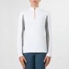 Irideon Women's CoolDown IceFil Long Sleeve Jersey - White/Dove Grey -Ovation Sale Shop 396947 800 800