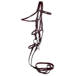Nunn Finer Fairhill Figure 8 Event Bridle - Havana/Zinc