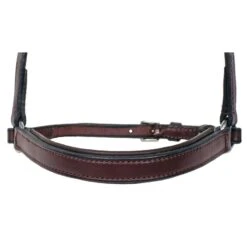 Nunn Finer Padded Drop Noseband - Havana/Zinc