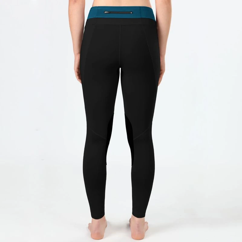 Irideon Women's Synergy Knee Patch Tights - Black/Baltic Blue 3 Irideon Women's Synergy Knee Patch Tights - Black/Baltic Blue - Image 3