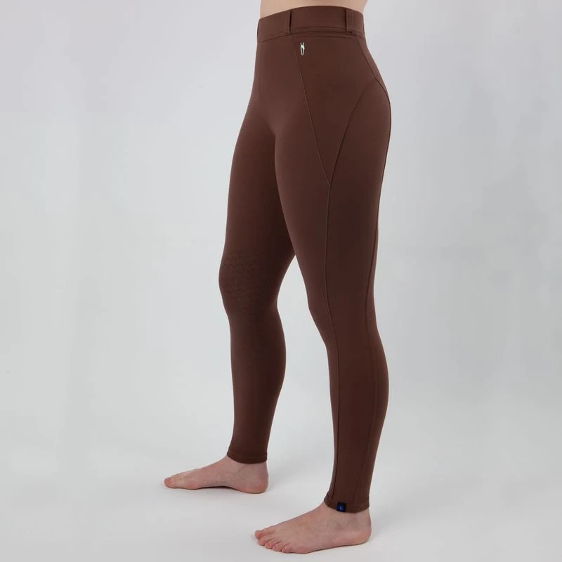 Irideon Kids' Himalayer Capriole Knee Patch Tights - Dark Taupe 1 Irideon Kids' Himalayer Capriole Knee Patch Tights - Dark Taupe