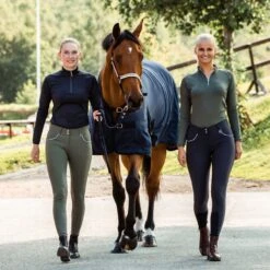 Horze Women's Carolina Training Shirt - Navy Dark Blue -Ovation Sale Shop 415739 800 800