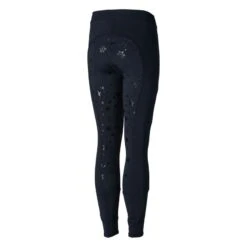Horze Kids' Cool Mesh Silicone Full Seat Tights - Dark Navy -Ovation Sale Shop 416362 800 800