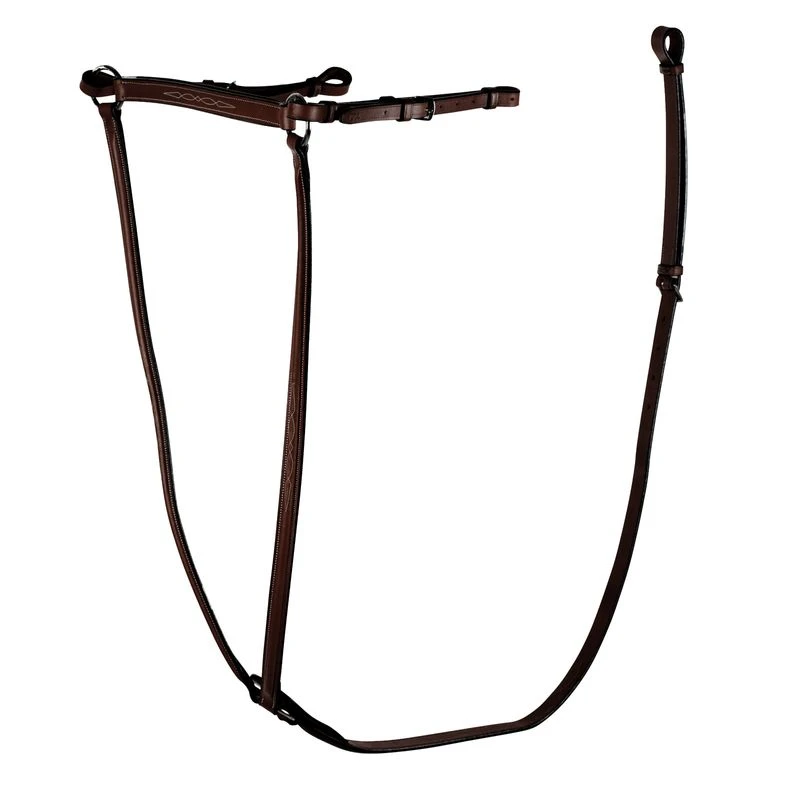 Horze Harrison Breastplate - Light Brown 1 Horze Harrison Breastplate - Light Brown