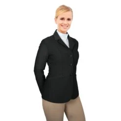 Ovation Women's Signature AirFlex 3-Button Show Coat - Black -Ovation Sale Shop 422649 800 800