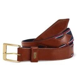 Tredstep Flex Belt - Chestnut/Classic Blue