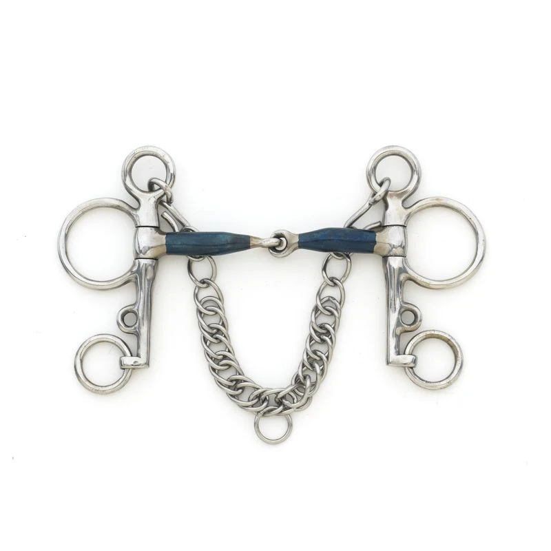 Centaur Jointed Tom Thumb Pelham - Blue Steel 1 Centaur Jointed Tom Thumb Pelham - Blue Steel