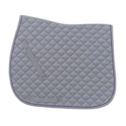 Ovation Coolmax Piped Dressage Pad - Grey/Purple