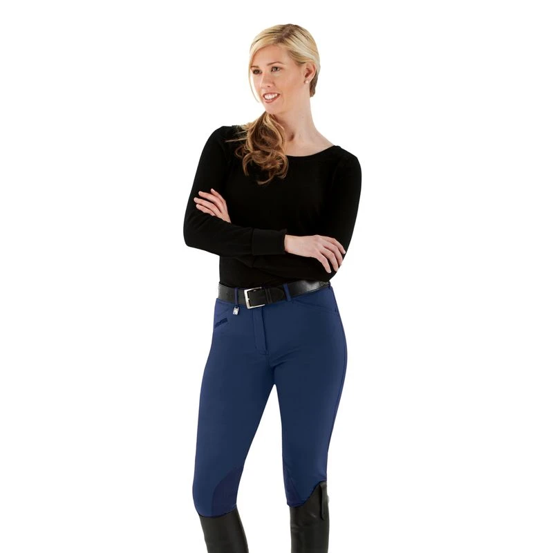 Romfh Women's Champion Knee Patch Euroseat - Navy 1 Romfh Women's Champion Knee Patch Euroseat - Navy