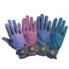 Ovation Cool Rider Gloves - Plum Horseshoes -Ovation Sale Shop 435846 800 800