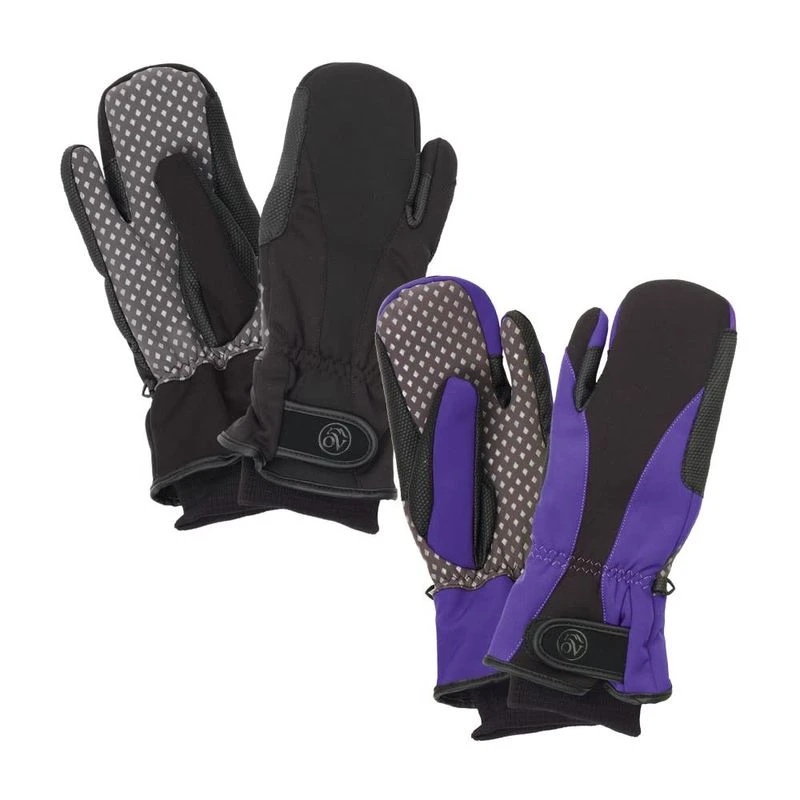 Ovation Vortex Winter Mitten - Black/Purple 2 Ovation Vortex Winter Mitten - Black/Purple - Image 2