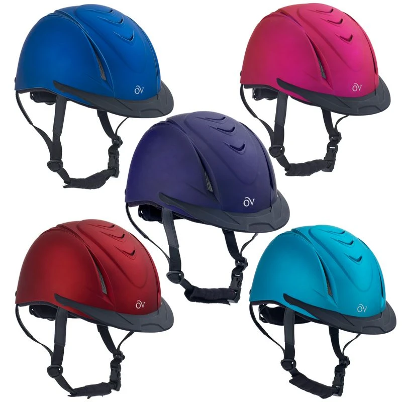 Ovation Metallic Schooler Helmet - Purple 2 Ovation Metallic Schooler Helmet - Purple - Image 2