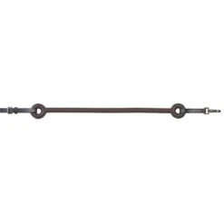 Camelot Rubber Rod Side Reins - Brown
