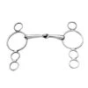 Korsteel Stainless Steel Jointed 3 Ring Dutch Gag Bit -Ovation Sale Shop 441543 800 800