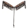 Western Rawhide Country Legend Bead Inlay Breastcollar - Brown Fringe -Ovation Sale Shop 442168 800 800