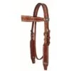 Western Rawhide Country Legend Buckstitch And Flower Browband Headstall - Chestnut -Ovation Sale Shop 443795 800 800