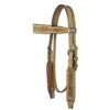 Western Rawhide Country Legend Buckstitch And Flower Browband Headstall - Golden Tan -Ovation Sale Shop 444106 800 800