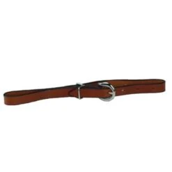 Western Rawhide 3/4" Leather Rig Strap - Red Latigo