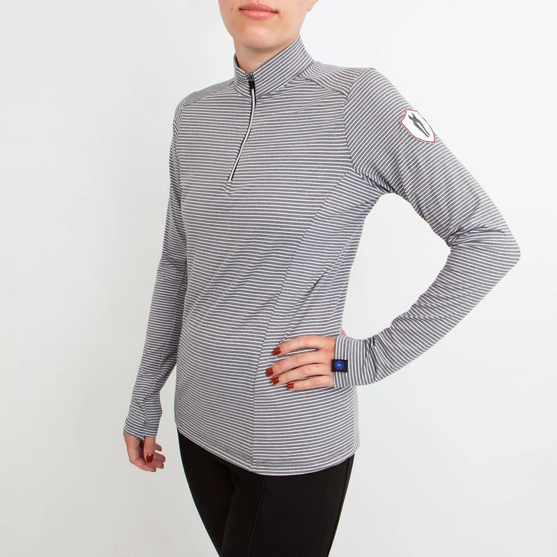 Irideon Women's AirTech Half Zip - Dove Grey 1 Irideon Women's AirTech Half Zip - Dove Grey