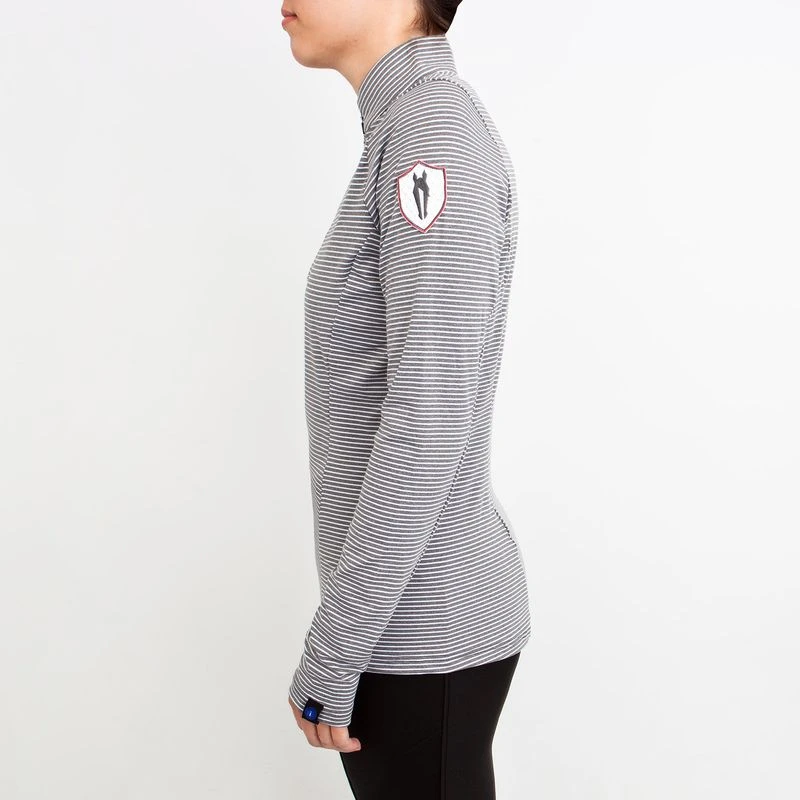 Irideon Women's AirTech Half Zip - Dove Grey 3 Irideon Women's AirTech Half Zip - Dove Grey - Image 3