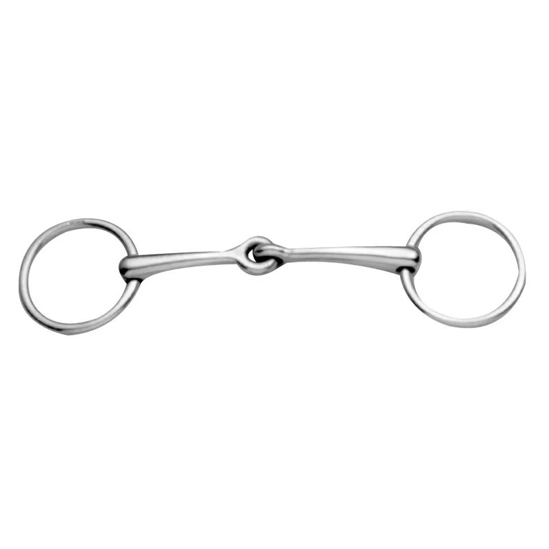 Korsteel Stainless Steel Jointed 2" Loose Ring Snaffle Bit 1 Korsteel Stainless Steel Jointed 2" Loose Ring Snaffle Bit