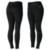 Horze Women's Active Winter Silicone Knee Patch Tights - Black -Ovation Sale Shop 452782 800 800