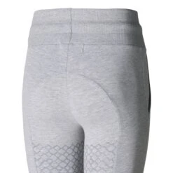 Horze Kids' Elinor Cotton Stretch Riding Tights - Ash Gray -Ovation Sale Shop 452872 800 800