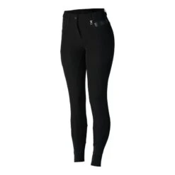 Horze Women's Sadie Silicone Full Seat Breeches - Black -Ovation Sale Shop 452936 800 800