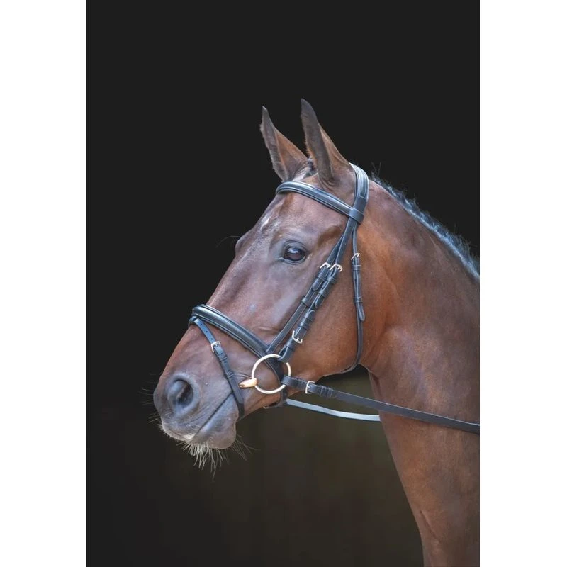 Shires Rossano Milan Bridle - Black 1 Shires Rossano Milan Bridle - Black