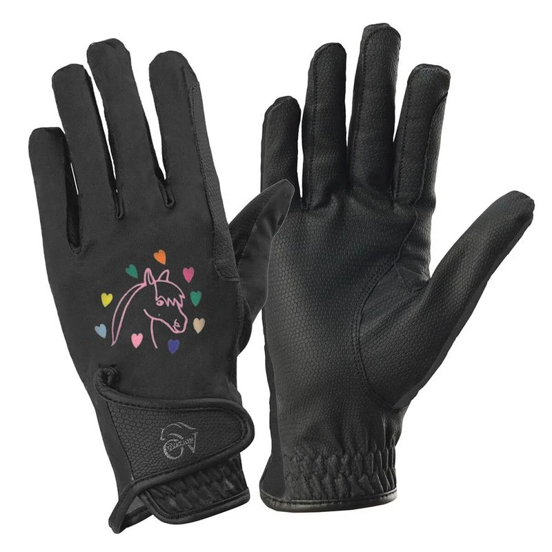 Ovation Kids' PerformerZ Gloves - Horse And Heart 1 Ovation Kids' PerformerZ Gloves - Horse And Heart