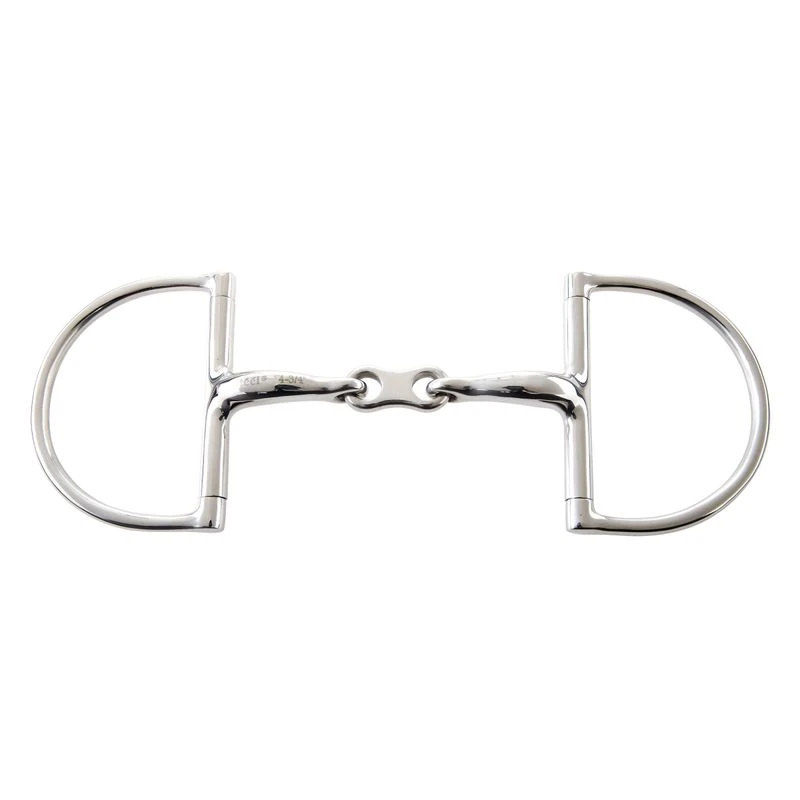 JP Korsteel Stainless Steel French Link Hunter Dee Ring Snaffle Bit 1 JP Korsteel Stainless Steel French Link Hunter Dee Ring Snaffle Bit