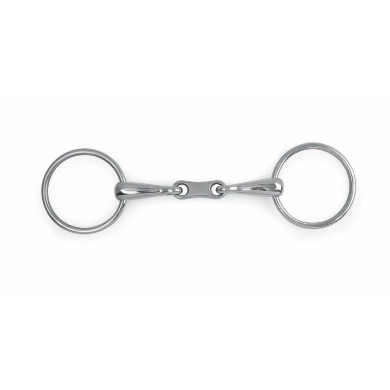 Shires French Link Loose Ring Snaffle Bit 1 Shires French Link Loose Ring Snaffle Bit