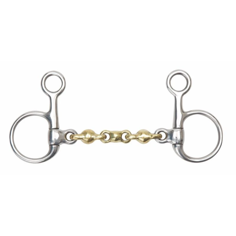 Shires Hanging Cheek Waterford - Brass Alloy 1 Shires Hanging Cheek Waterford - Brass Alloy