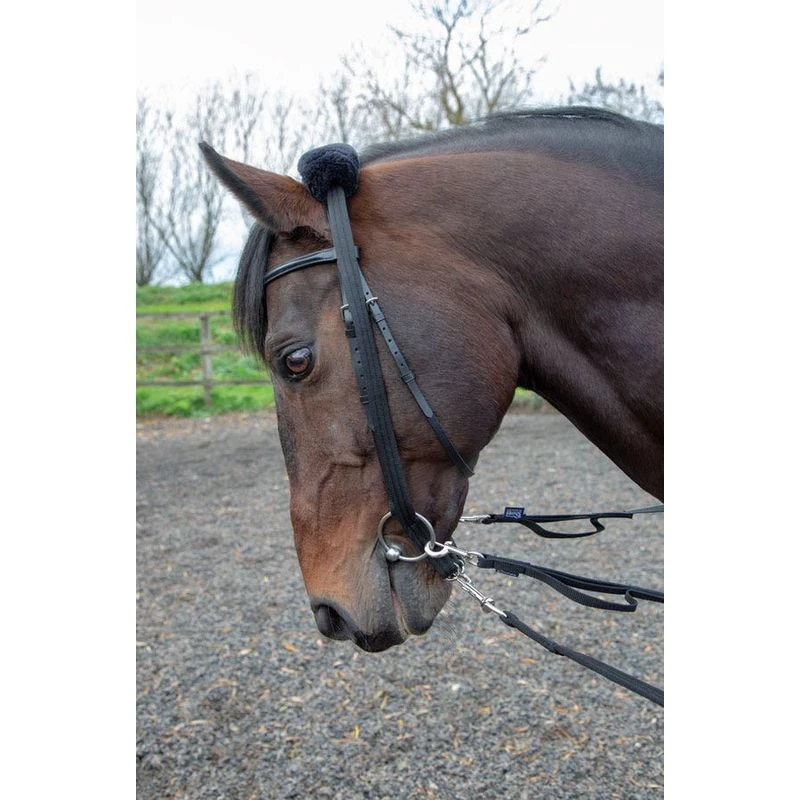 Shires Lunging Adapter - Black 1 Shires Lunging Adapter - Black