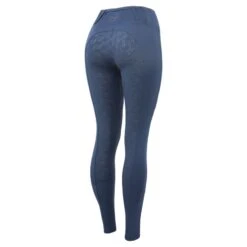 Horze Women's Enora Winter Full Seat Tights W/Shiny Zippers - Dark Blue -Ovation Sale Shop 475931 800 800
