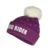 Horze Kids' Terry Reflective Knitted Hat - Arty Purple -Ovation Sale Shop 479239 800 800